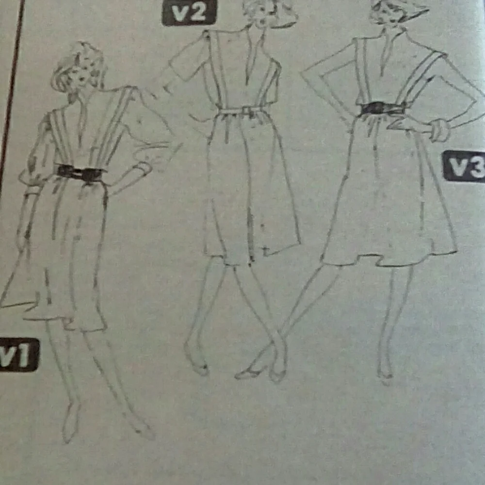Vintage Simplicity 6789 Easy!  Pull-over dress 14